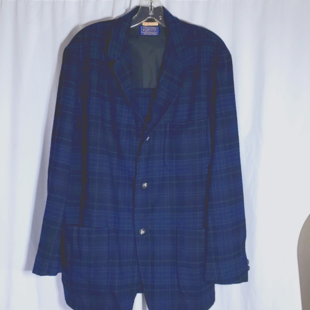Vintage Pendleton Rodney Lhyle Wool Lounge Jacket… - image 2